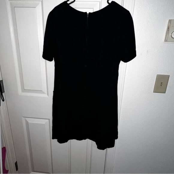 Vintage Rabbit Rabbit Rabbit Womens Short  Dress  Size 16 Black - Picture 3 of 5